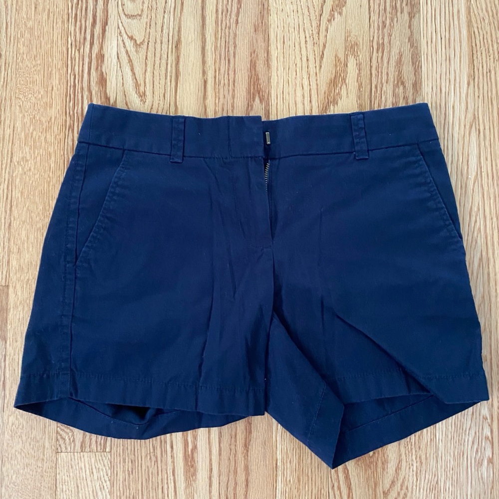 J. Crew Navy Blue Women's Chino Shorts